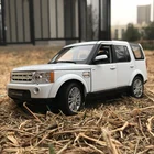 Модель автомобиля Welly 1:24 Land Rover Discovery 4 из белого сплава, игрушечные машинки, сборные подарки, тип без дистанционного управления