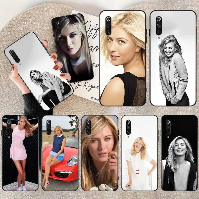 Черный чехол для телефона PENGHUWAN из ТПУ теннисного плеера Sharapova Redmi Note 8 8A 7 6 6A 5 5A 4 4X 4A
