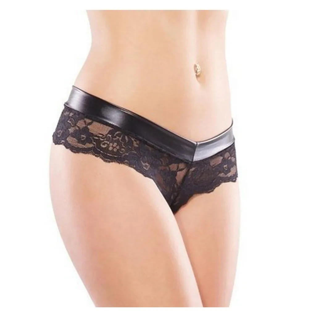 

Women Lingerie Hollow Out String Lace Underwear Femal Sexy T-back Thong Sheer Panties Japan Style Ladiestransparent Knickerss