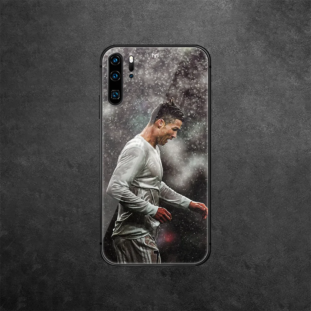 

Cristiano Ronaldo CR7 Tempered Glass Phone Case Cover For Huawei Honor Mate P 7 8 9 10 20 30 40 A X I Pro Lite Smart 2019 Trend