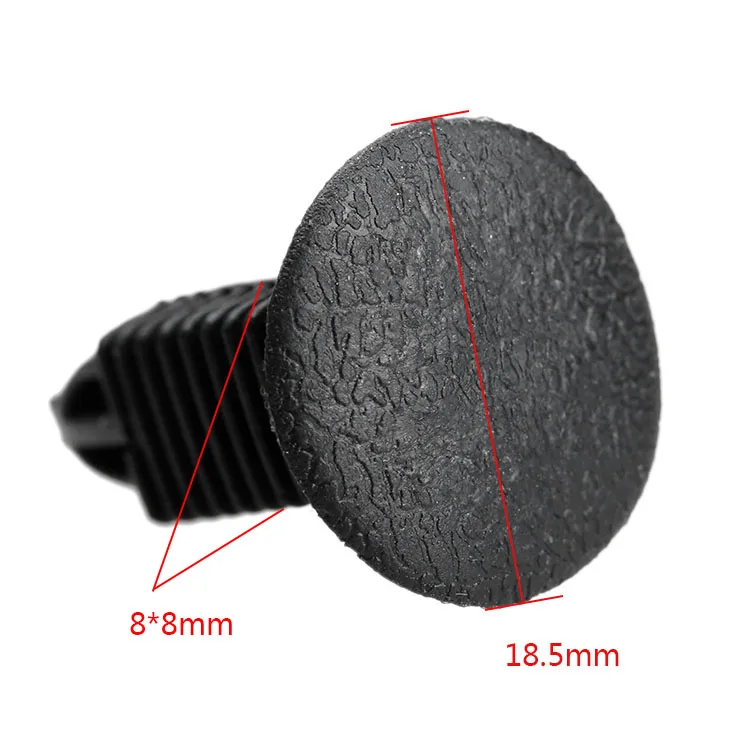 50 шт. крепеж для автомобиля 8x8 мм пластиковый фиксатор заклепок зажимы