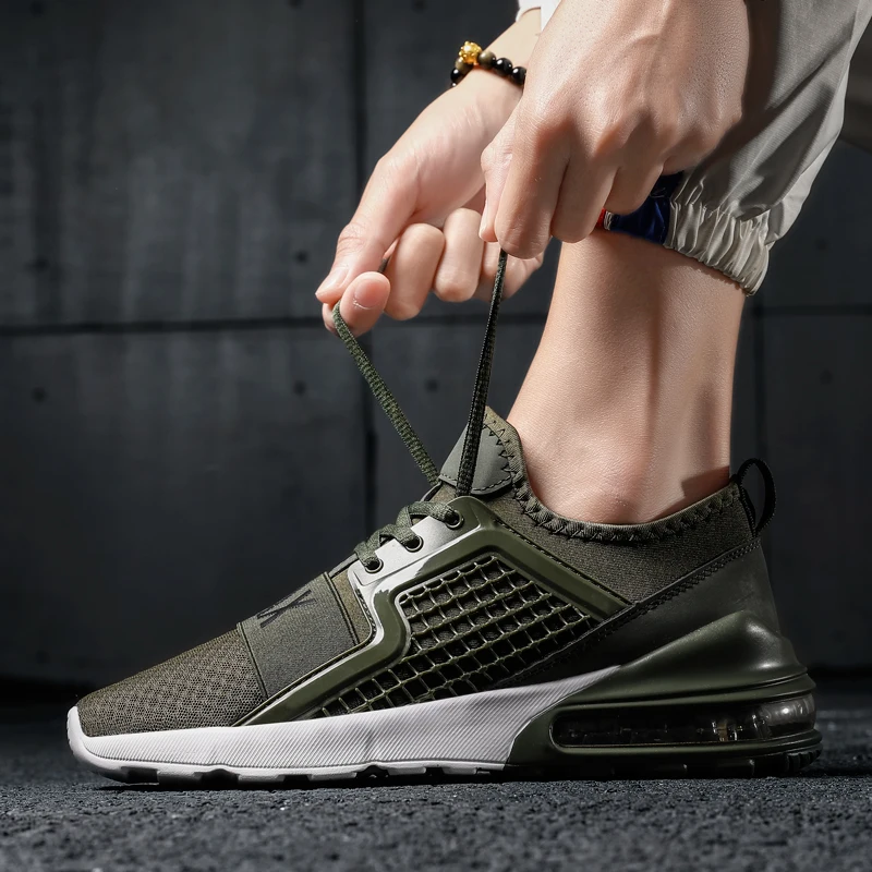 

Sapato Casual Sneakers Men Lightweight Fashion Summer Mesh Red Zapatos Casuales Zapatillas De Deporte Para Hombre