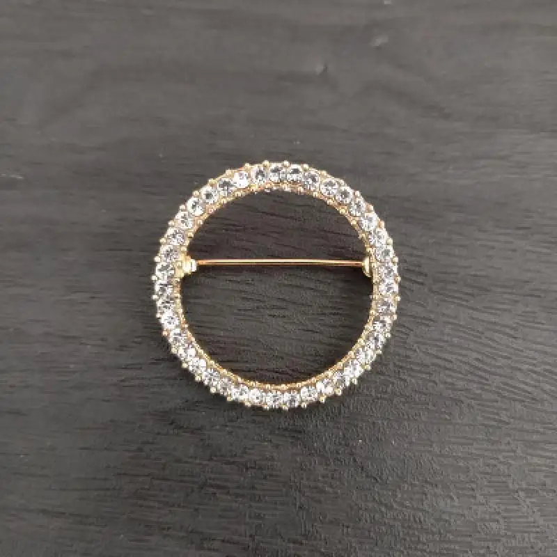 Новинка простые креативные хрустальные броши булавки брошь для кардигана