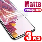 3 предмета в комплекте, Защитная пленка для Samsung Galaxy S20 Fe 4G5G матовый гидрогель пленка процессором обработки изображений, S20FE S 20FE матовое с обмоткой эластичной пленкой, не защитное стекло