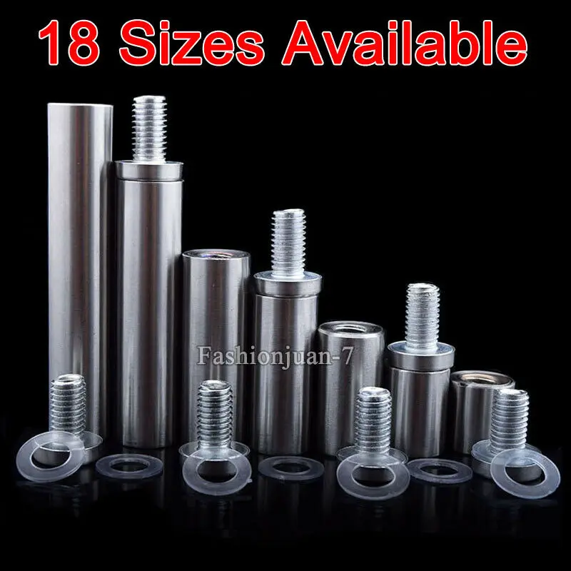 На складе 50 шт из нержавеющей стали полые рекламные гвозди винты Болт акриловый
