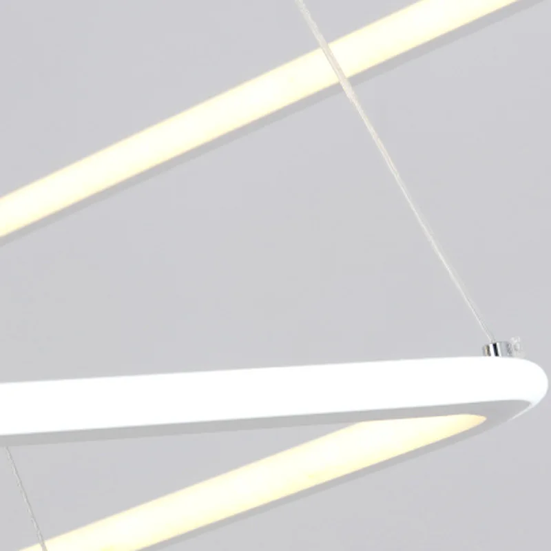 Скандинавские светодиодные подвесные лампы белые светильники современный