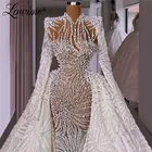 Lowime, Дубаи, дизайн в мусульманском стиле с длинным рукавом Формальные Вечерние платья 2021 Couture арабский, Ближний Восток Для женщин вечерняя одежда размера плюс платье