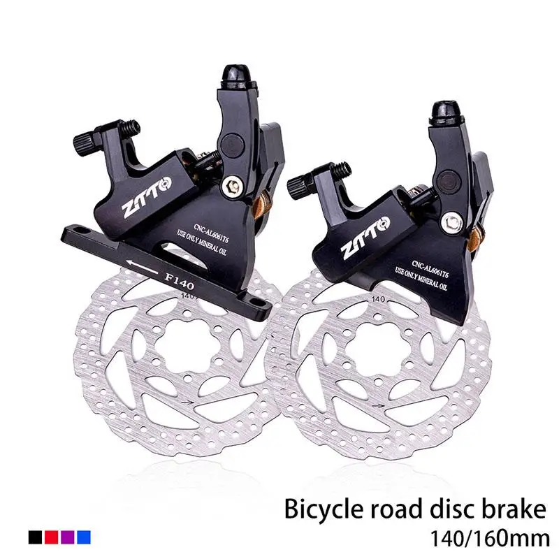 

ZTTO Lightweight Mountain Road Bike Disc Brake 140 160Mm Cnc Wire Pull Hydraulic Disc Brake Hydraulic Brake Flat Disc Brakes