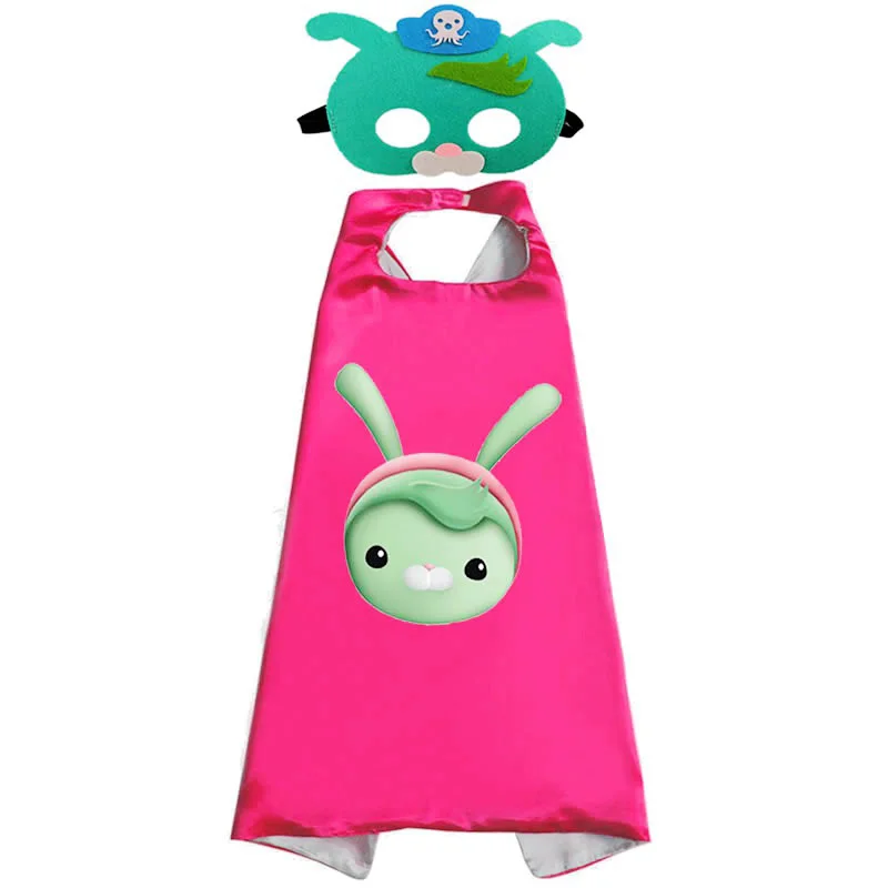 Octonauts маска малыш Хэллоуин ролевые игры костюмы накидка с маской для Kwazii Barnacles Dashi