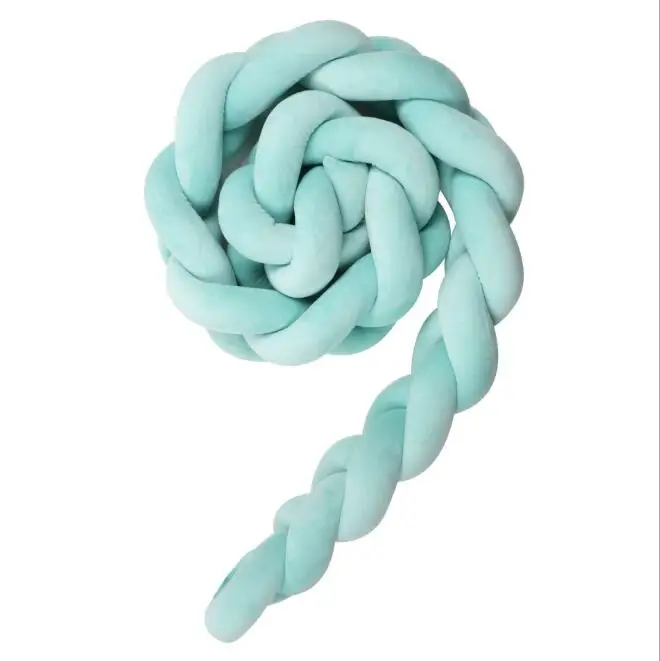 YYJ010H-200cm Baby Crib Weaving Safety Protection stroller Cushions Infant Newborn Cushion Bumpers cotton Baby Stuff washable YYJ010 - Цвет: YYJ010H-200cm