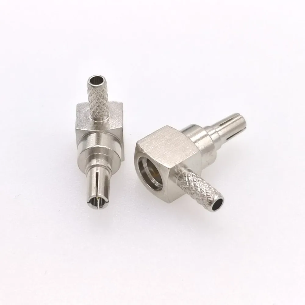 100 шт. CRC9 мужской прямой угол обжима для RG174 RG188 RG316 RF разъем|angle connector|angleconnector |