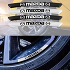 4 шт. Автомобильная наклейка Стикеры, колесные диски гоночный автомобиль наклейка для Mazda 3 5 6 323 626 CX-3 CX-4 CX-5 CX-7 CX-9 Axela 6 RX8 7 MX3 MX5 Товары