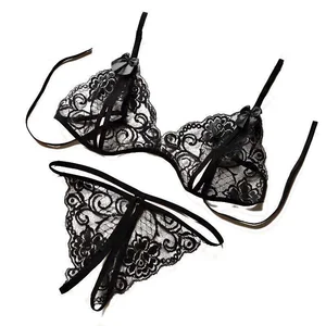 Женское нижнее белье, женское сексуальное белье, кружевное ажурное нижнее белье, одежда для сна, стринги, нижнее белье, Эротические комплекты