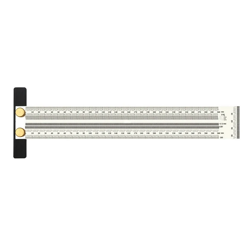 

Новый алюминиевый сплав деревообрабатывающий маркировочный квадратный линейка T-Type плотник измерительный прибор 300 мм