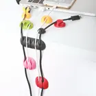 Новинка, 1 шт., USB кабель Организатор намотки проволоки наушников Держатель шнура зажим офисный Настольный телефон кабели силиконовые галстуком-бабочкой фиксаж провода Управление
