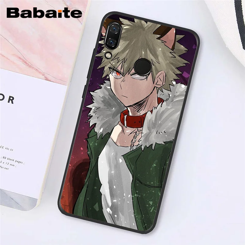 Babaite японское аниме мой герой Boku no Hero Academy чехол для телефона для Xiaomi Redmi8 4X 6A S2 Go Redmi 5 5Plus Note4 5 7 Note8Pro