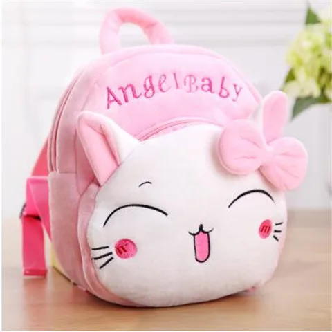TR Fashion Soft Plush Cartoon 3D Unicorn Children's Backpacks Cute Animal Kids Kindergarten School bags Girls Book Bag