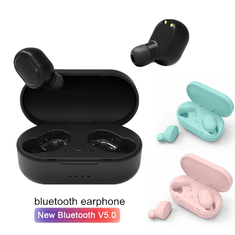 

TWS Wireless-bluetooth Earphones earset Stereo Headphones Sport Noise Cancelling Mini Earbuds for mi samsung All Smart Phone