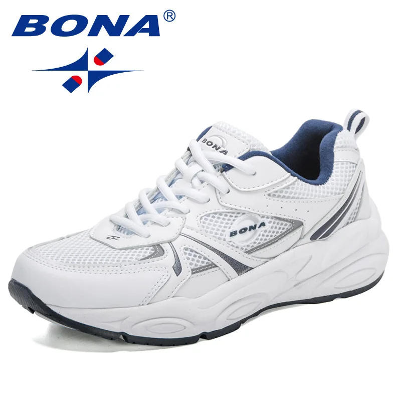 BONA 2022 New Designers Classics Running Jogging Shoes Men Outdoor Sport Fashion Comfortable Platform Shoes Man Tenis Footwear