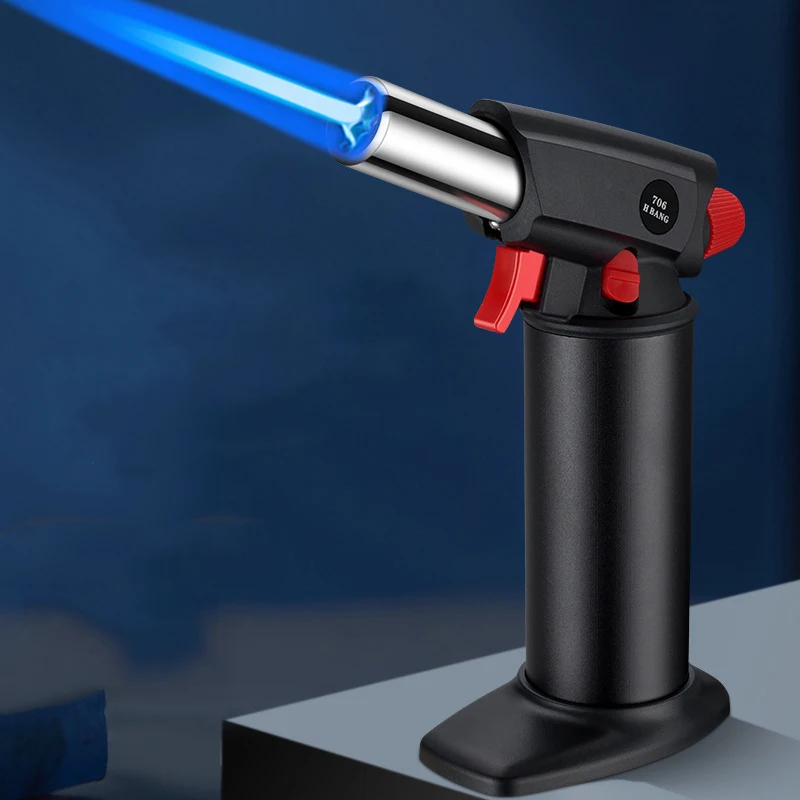 Газовая Бутановая фонарь лка-Турбо-зажигалка для сигар с высокой мощностью