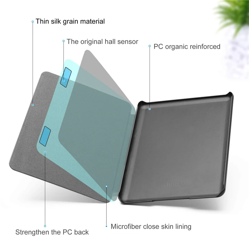 

For New Kindle 2019 Case Thinnest Lightest PU Leather Smart Cover for New Kindle 10th Generation 2019 Released