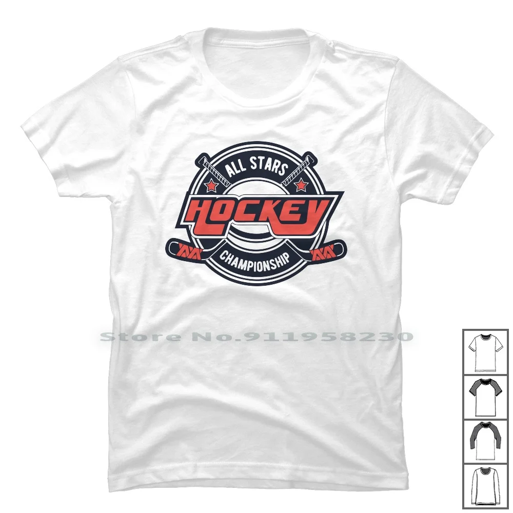 Футболка для хоккея 100% хлопок P layer Stars Layer Team Star Fan Ada St Am