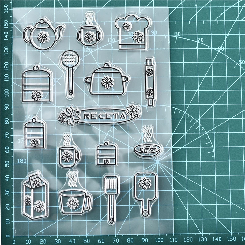 Инструменты для приготовления пищи прозрачные штампы 2019 резиновая Прозрачная