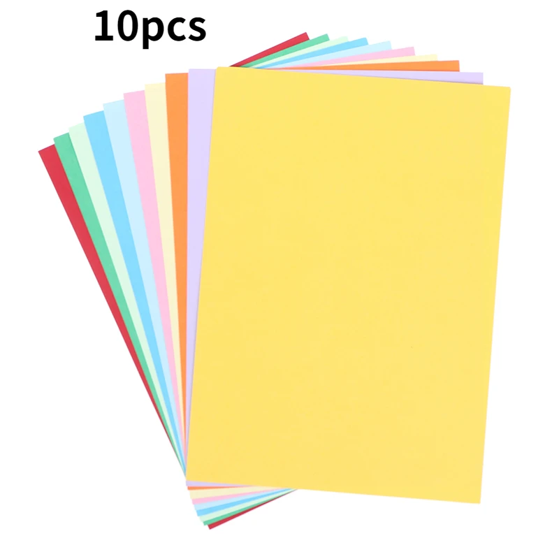 

10Pcs DIY Blank Greeting Card Kraft Paper Postcard Vintage Blank Postcards DIY Hand Painted Graffiti Message Card Toy
