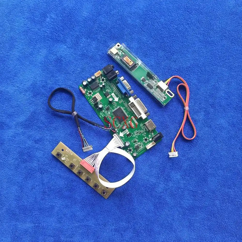 

Fit TX36D70VC1CAF/TX36D79VC1CAB/TX36D81VC1CAB 20-Pin LVDS 1CCFL Controller Board Kit 1024*768 LCD Screen HDMI-compatible DVI VGA