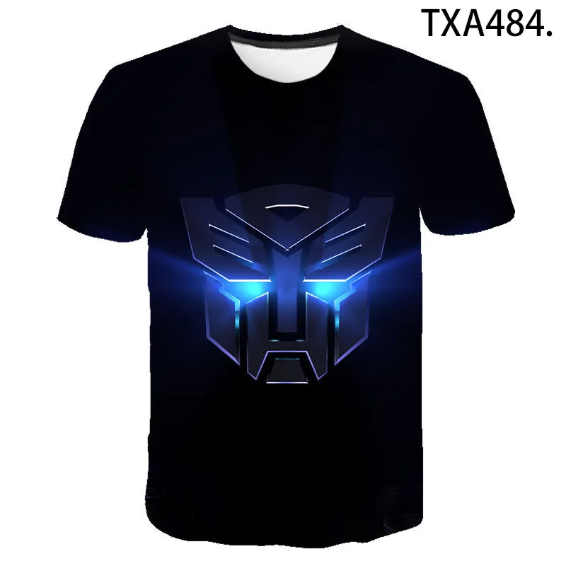 

Летняя новая футболка с 3D-принтом трансформер Optimus Prime для мужчин и женщин, Детская уличная одежда, модные повседневные топы для мальчиков и ...