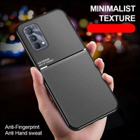 Magnetic Phone Case For Realme Master 6 43  Matte Soft Silicone Frame Cover For Realme Master Edition Car Holder Shell