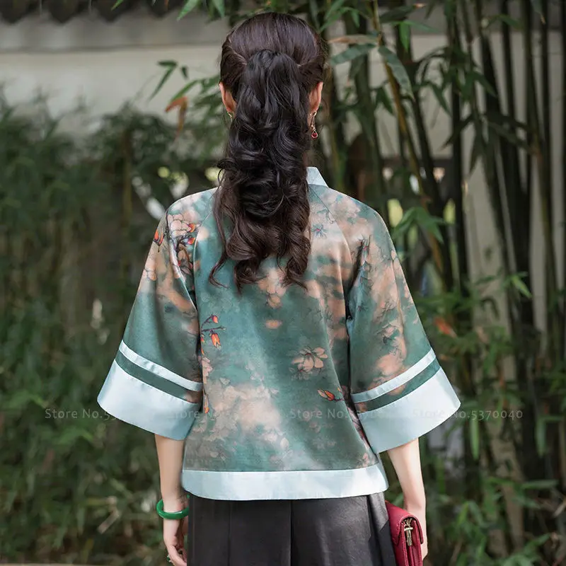 Женский Традиционный китайский стиль элегантный модный Ципао топы Женская