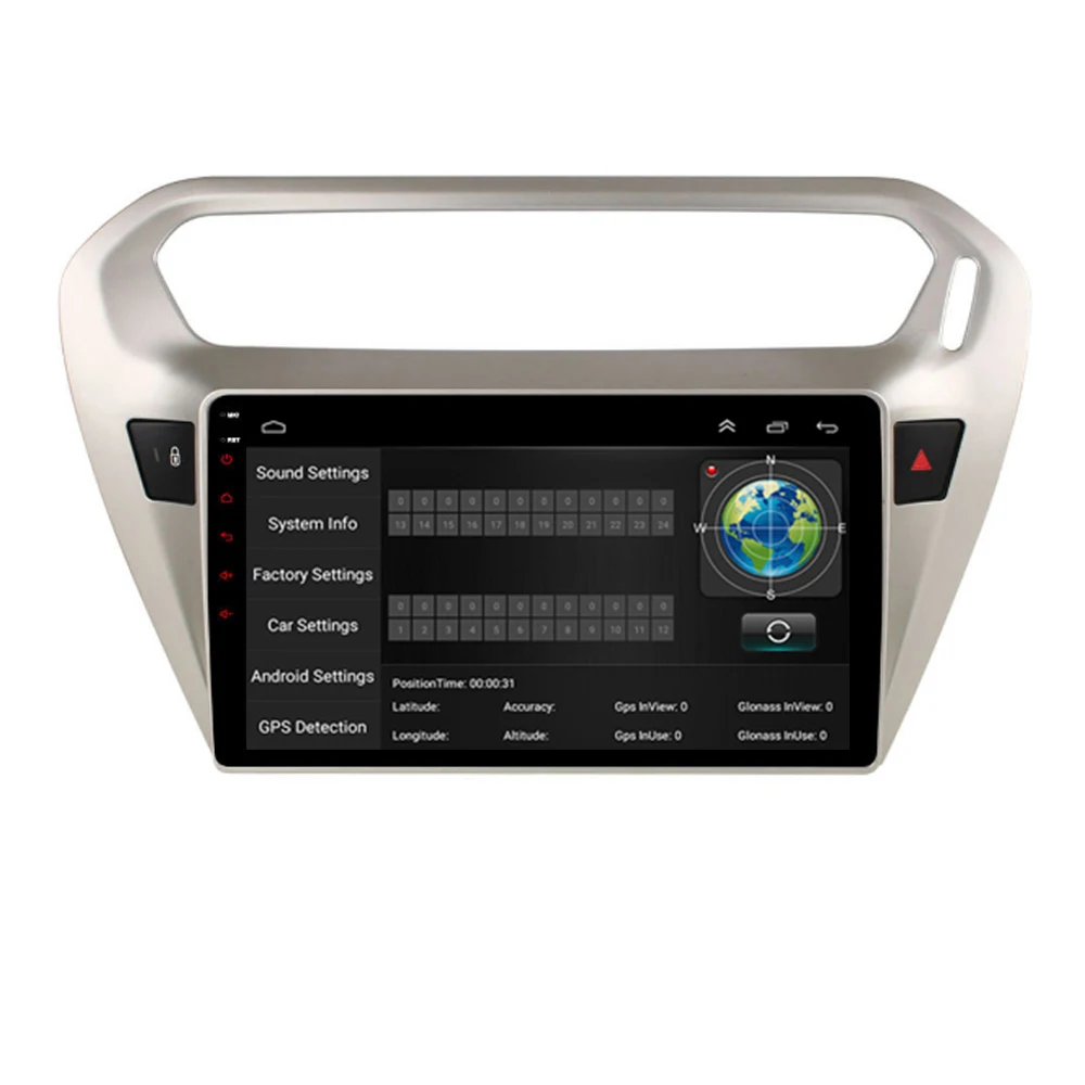Android 8,1 Автомобильный gps Navi для peugeot 301 Citroen Elysee+ головное устройство плеер Мультимедиа Радио Bluetooth wifi стерео навигация