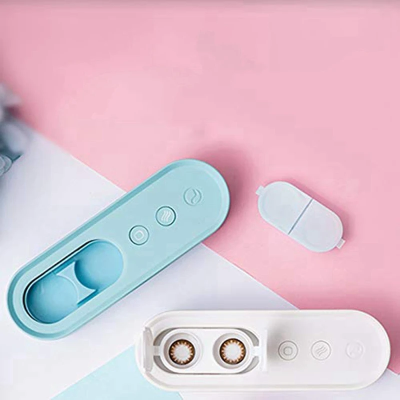 Портативный автоматический очиститель для контактных линз ультразвуковой набор