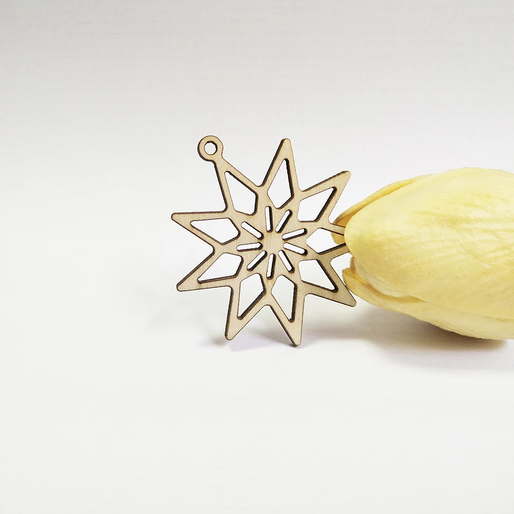 10 шт./лот цветок деревянный продукт сделай сам креативная подвеска на