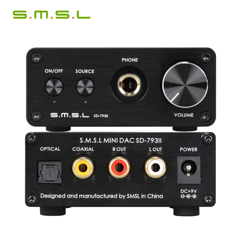 SMSL SD-793II усилитель для наушников цифровой аудио декодер PCM1793 DIR9001 DAC | Электроника