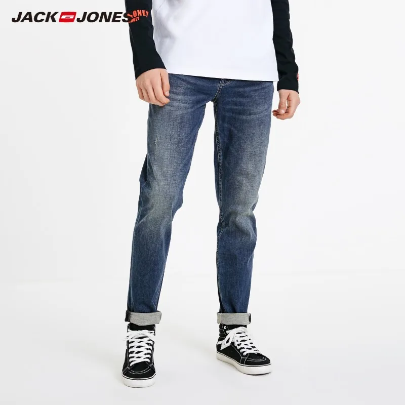 Мужские повседневные облегающие джинсы JackJones мужские классические |