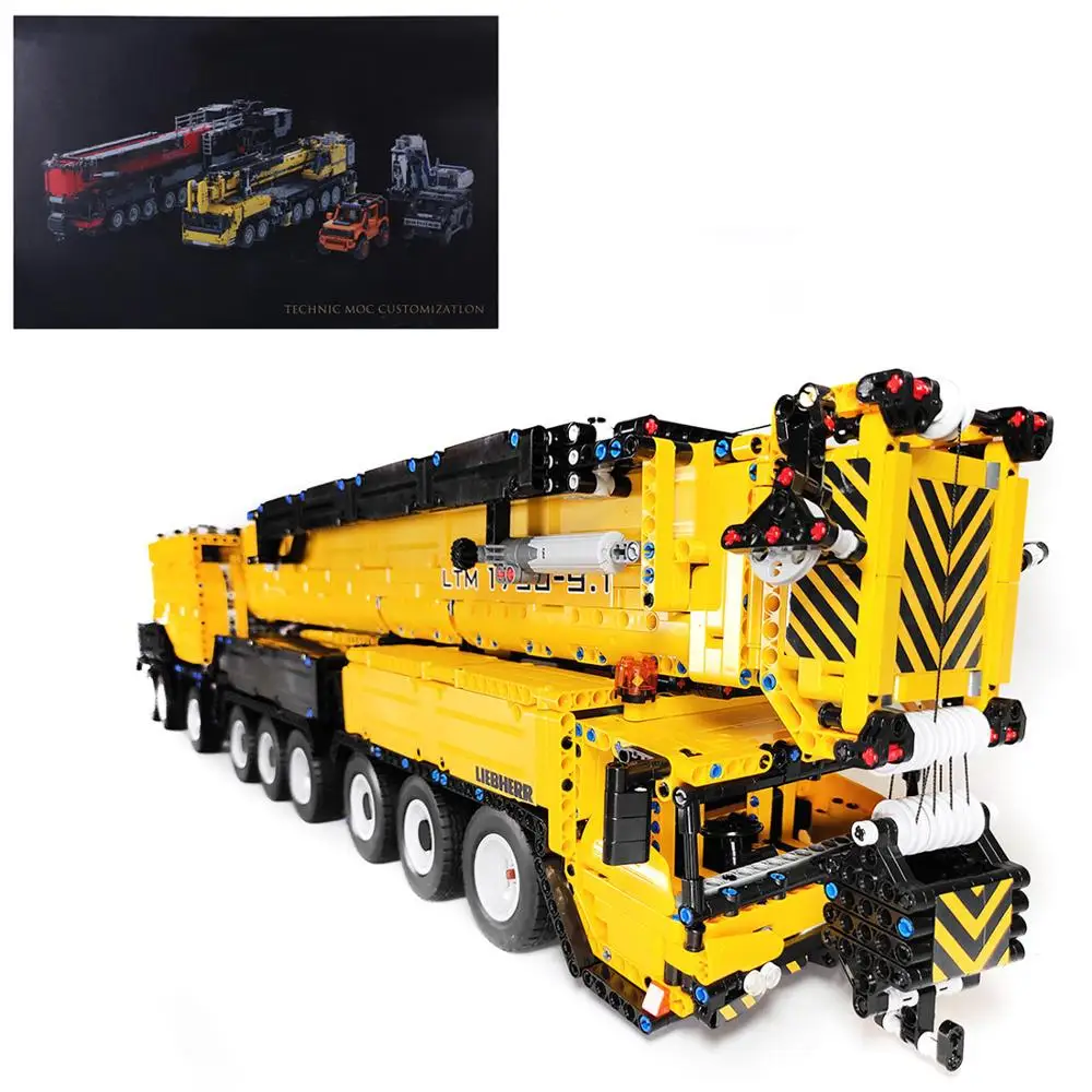 7768 шт. DIY Moc маленькие частицы V2.0 1:20 2 4G Радиоуправляемый мобильный вездеход