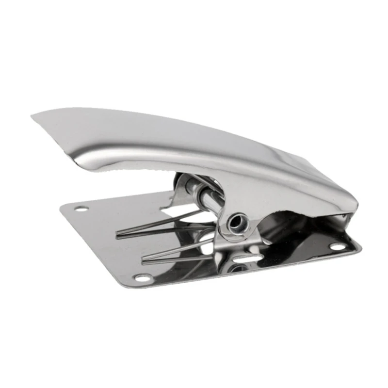 

87HF Protable Stainless Steel Fillet Clamp Deep-jaw Fish Tail Clip with Mounting Base