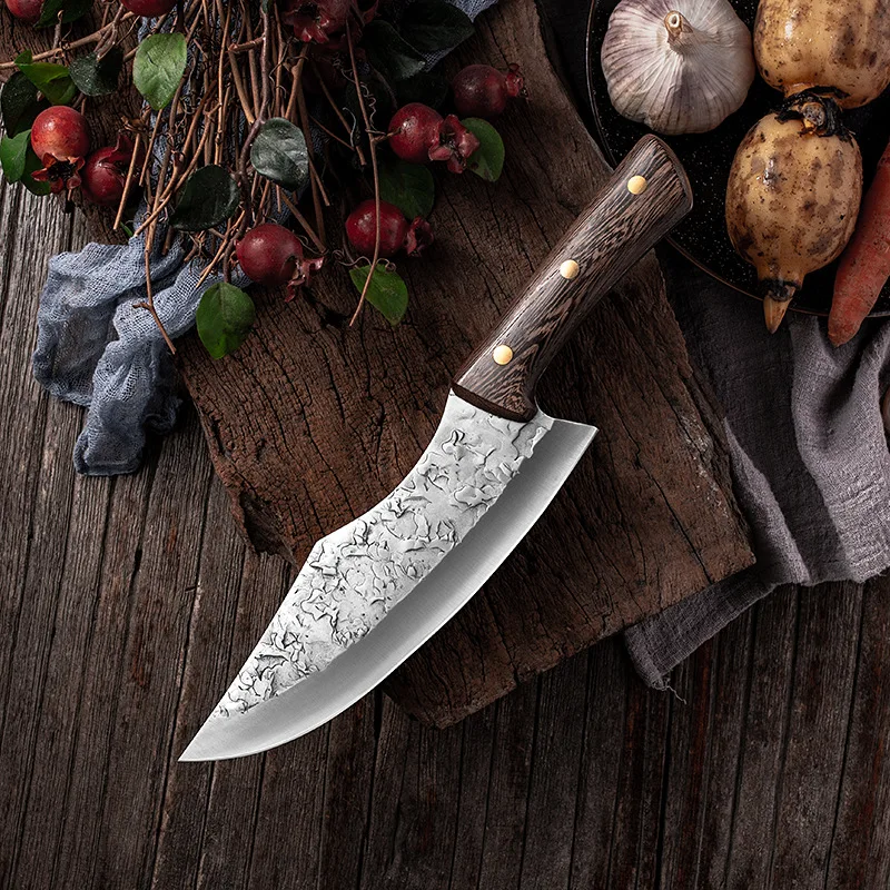 

5 Types 5Cr15 Steel Forged Chef's Knife Boning Butcher Cutting Fish Vegetable Meat Cleaver Sharp Blade Kitchen Knives