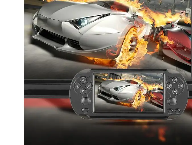 Большой экран цветной игровых консолей X9 S 8 Гб встроенной Перезаряжаемые Батарея