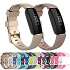 Силиконовый ремешок LS для умных часов Fitbit Inspire 2, регулируемый браслет, водонепроницаемый ремешок для наручных часов Inspire2, аксессуары для часов