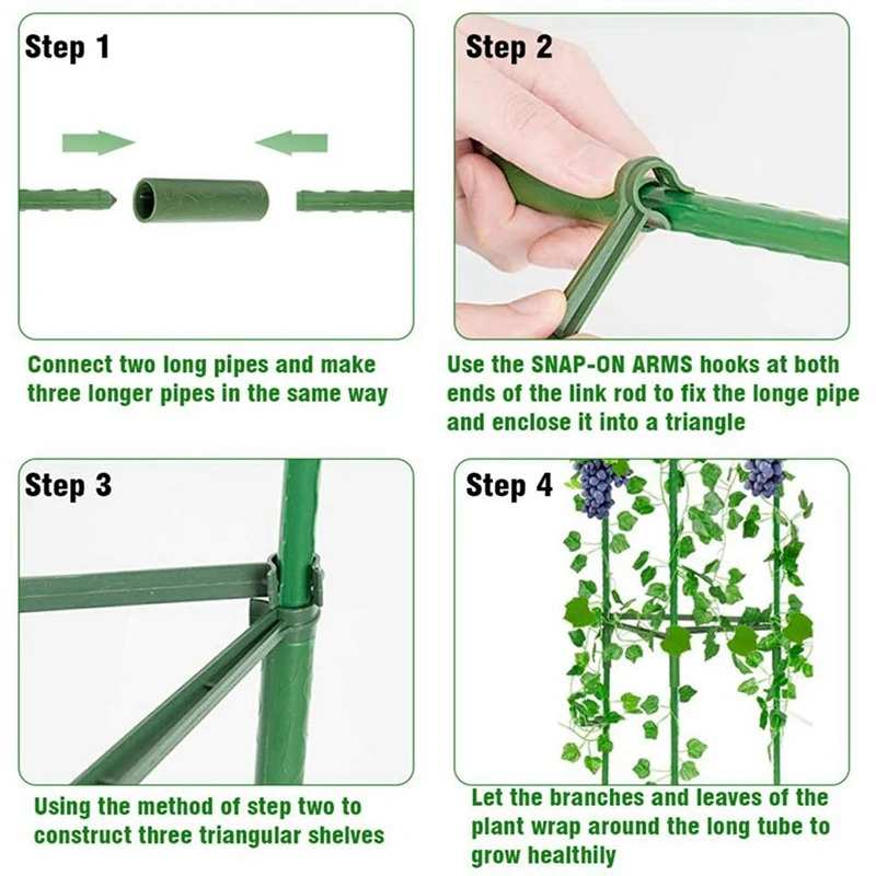 

21x Plant Support Cages,Tomato Garden Cages with Clip & 1x Retractable Artificial Garden Fence Expandable