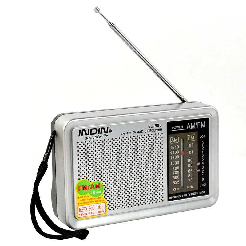 Портативный AM FM радио Ретро винтажный встроенный динамик Карманный многоцелевой коротковолновой приемник R90 для пожилых людей высокого качества Radyo