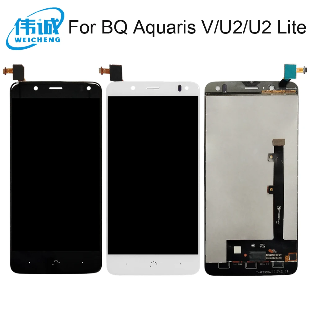 ЖК дисплей и сенсорный экран в сборе для BQ Aquaris V LCD VS Plus сменный Тактический U2 Lite