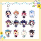 Брелок для ключей с героями аниме, декоративный брелок с подвеской в виде головы, Эммы Вудса, Марты бехмфила, Елены Адамса, для косплея