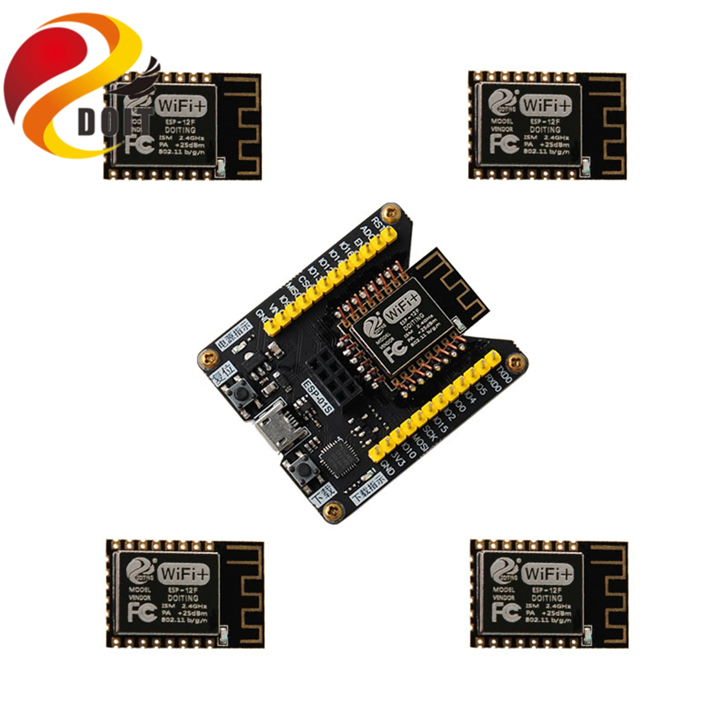 SZDOIT ESP-12F WIFI в последовательный порт Беспроводная Прозрачная передача Wifi модуль с