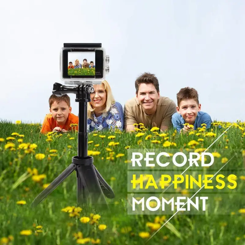 Мини портативные Трипод селфи палка раздвижной монопод штатив для камеры GoPro Xiaomi