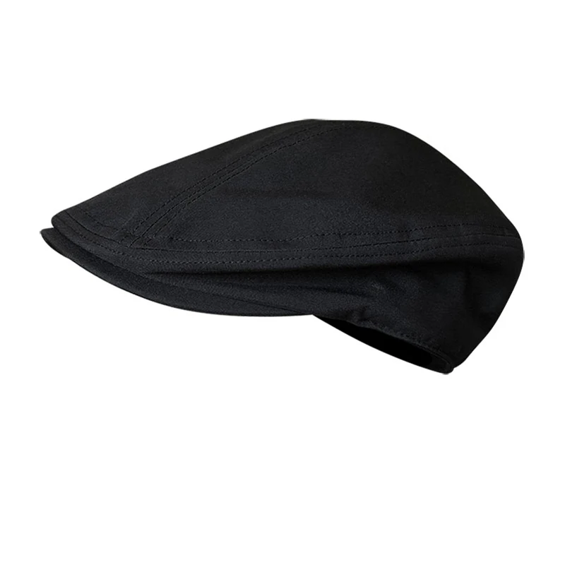 

New Waterproof Comfort Dry Mens Womens Cotton Duckbill Cap Ivy Cap Driving Sun Flat Cabbie Newsboy Hat Unisex Berets Blm275