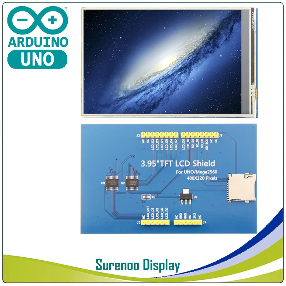 Сенсорный ЖК модуль 3 95 &quot480*320 TFT панель дисплея ST7796S контроллер для Arduino UNO